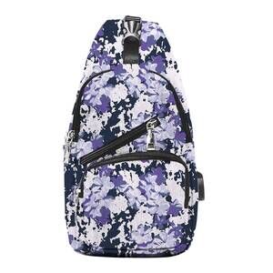 NEW CALLA unisex nupouch anti-theft large daypack in purple floral